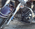 MOTON - Predný padací rám YAMAHA DRAG STAR 650 CLASIC - lesklý čierny