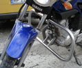 MOTON - Predný padací rám pre Yamaha YBR 125 - čierny