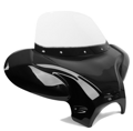 Maska batwing s čírim plexisklom pre motocykle Chopper a Custom