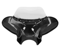 Maska batwing s čírim plexisklom pre motocykle Chopper a Custom