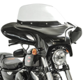 Maska batwing s čírim plexisklom pre motocykle Chopper a Custom