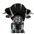 Maska batwing pre motocykle Chopper a Custom - tmavá