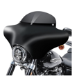 Maska batwing s čiernym plexisklom pre motocykle Chopper a Custom - matná čierna
