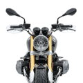 Univerzálne akrylové deflektory na ruky s montážou pod zrkadlá motocykla - číre