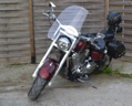 Veľké akrylové plexisklo HONDA VTX 1300 RETRO (STANDARD)