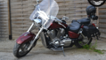 Veľké akrylové plexisklo HONDA VTX 1300 RETRO (STANDARD)