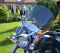 Veľké akrylové plexisklo pre SUZUKI INTRUDER C 1500 (C90/C90T Boulevard) /2004-/ (STANDARD-NEREZ)