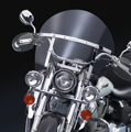 Motocyklové plexi typu SwitchBlade Chopped (N21435) - dýmové