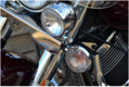 MOTON - Rampa na prídavné svetlá + svetlá pre Yamaha 650/1100 Drag Star/V-Star