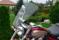 Malé akrylové plexisklo pre Yamaha DRAG STAR 650 V STAR CLASSIC (standard - nerez)