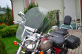 Malé akrylové plexisklo pre Yamaha DRAG STAR 650 V STAR CLASSIC (standard - nerez)