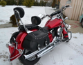 MOTON - Predný padací rám so stupačkami pre Yamaha DRAG STAR 650 CLASSIC CUSTOM