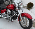 MOTON - Predný padací rám so stupačkami pre Yamaha DRAG STAR 650 CLASSIC CUSTOM