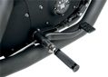 TODD'S CYCLE - Čierne stupačky vodiča / spolujazdca pre Harley Davidson