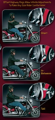 Predstupačky LONGHORN DUALLY ISO na padací rám motocykla s priemerom 32mm
