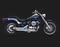 Kompletný výfukový systém Shortshots Starggered pre Yamaha Drag Star XVS 650 / V-STAR 650 2004-2015