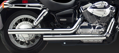 Výfukový systém Straightshots pre HONDA VT 750 Shadow Aero / Spirit