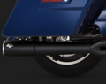 Čierny výfukový systém Vance & Hines PRO PIPE pre Harley-Davidson Touring 2017-