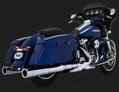 Chrómované tlmiče Vance & Hines Hi-Output SLIP-ON pre Harley-Davidson Touring 2017 -