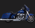 Chrómované tlmiče výfukov Vance & Hines Monster Round SLIP-ON pre Harley-Davidson Touring 2017 -