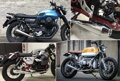 R-tech Retro chrómovaná koncovka výfuku pre motocykle