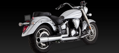 Výfukový systém motocykla Yamaha XVS 1300 Midnight Star (V-Star) 2007-2014