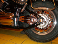 ROAD - chrómovaná krytka kardanu pre Yamaha Drag Star XVS 650 Classic / Custom - HVIEZDA