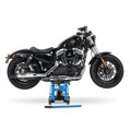 Hydraulický zdvihák / stojan na ťažké motocykle a štvorkolky - 680kg - modrý
