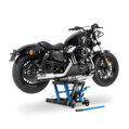 Hydraulický zdvihák / stojan na ťažké motocykle a štvorkolky - 680kg - modrý