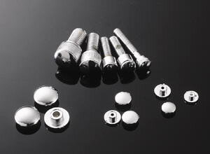 Čiapočky na imbusové skrútky  M5, chrom