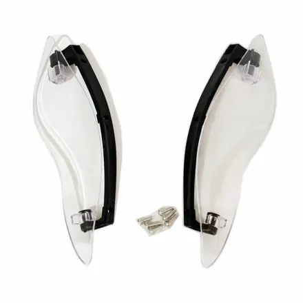 Číre bočné deflektory vzduchu Harley-Davidson Touring 2014+