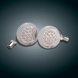 Predná smerovka s oranžovými LED žiarovkam pre motocykle Honda