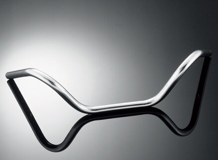 Oceľové riadidlá Buckhorn 22mm (7/8 ") / 72cm, chróm (55-243)