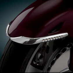 CHRÓMOVANÝ LED OSVETLENÝ LEM PREDNÉHO BLATNÍKA HONDA GL1800