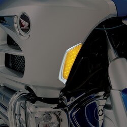 ORANŽOVÉ LED OSVETLENIE BOČNÉ KAPOTY HONDA GL1800