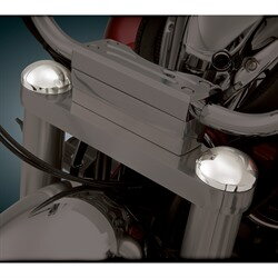 Chrómované krytky matíc predných vidlíc pre vybrané modely Honda a Suzuki