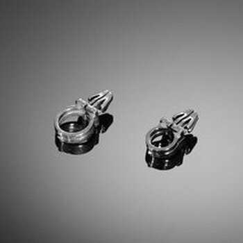 Držiak káblov Highway Hawk, priemer 10mm, chróm (1ks) 67-010