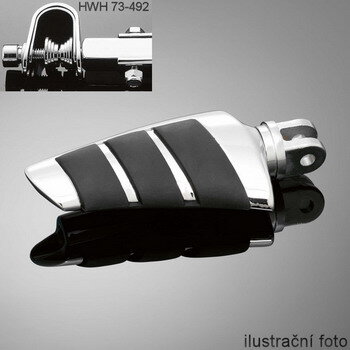 Stupačky Highway Hawk SMOOTH, U-objímka 22 / 25mm (pár) 73-492