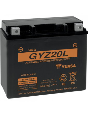 AKUMULÁTOR YUASA BATTERY HONDA GL1800