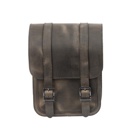 Bočná brašňa P - hnedá koža  