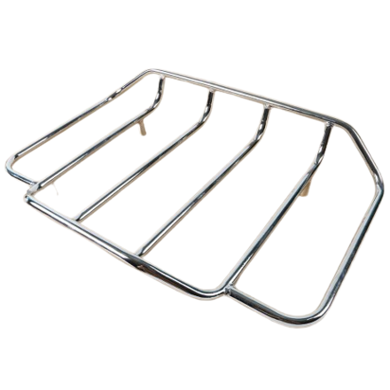 Nosič na zadný plastový kufor - chróm 