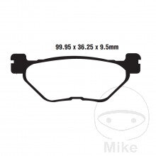 Brzdové doštičky poloSinter V EBC  Yamaha XVS 1300 Stryker - Custom 2014-2016