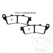 Brzdové doštičky poloSinter V EBC pre Honda GL1800 GoldWing 2001-2017