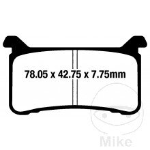 Brzdové doštičky Sinter HH EBC Alternative: 7870177 Honda CMX 1100 Rebel 2021-2024