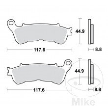 Brzdové doštičky Sinter SV TRW Alternative: 7320435  pre Suzuki Intruder VLR C1800R 2008-2013 