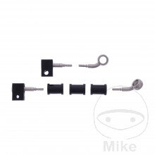 Brzdové hadice brzdová sada strieborná koncovka 2 dielna pre Kawasaki Vulcan 650S 2015-2025 