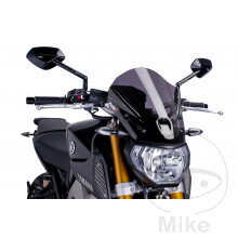 Cestovné plexi novej generácie Puig pre nakedbike tmavé pre Yamaha MT09 / FZ09 RN29 2013-2016 
