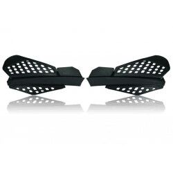 Chrániče rúk X-ATV, čierne, s hliníkovou montážnou sadou