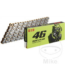 DID X - krúžok 525VR46/124 otvorená reťaz s nitovacou sponou pre Honda VT750 DC RC48 Black Widow 2000-2003