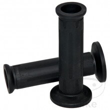 Gumové rukoväte čiernej hrúbka 24 mm. L.125 mm otvorené pre BMW R1200GS 2004-2007 (72kw verzia)